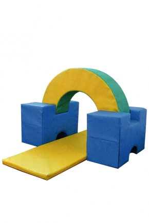Composizione POUF a ponte curvo