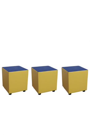 Tris POUF quadrato 40