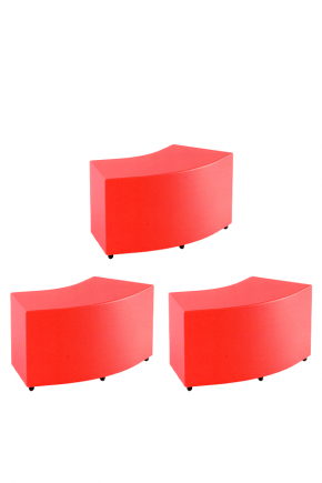 Tris POUF angolare 45