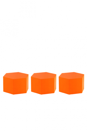 Tris POUF esagonale 40x46