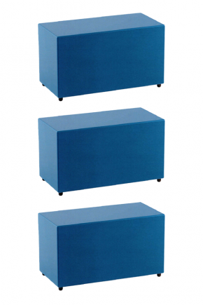 Tris POUF rettangolare 80
